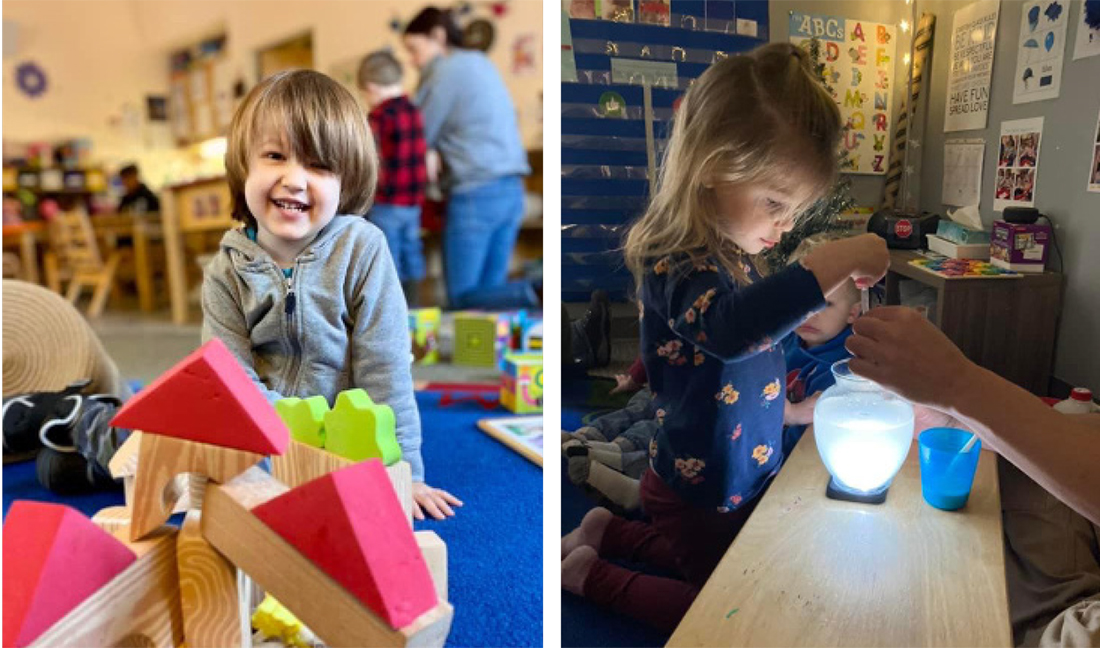 snapshots from the Coastal Kids Preschool classrooms